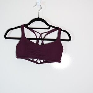 Lululemon Women's Free To Be Zen Strappy Athletic Work Out Sports Bra Marvel 6